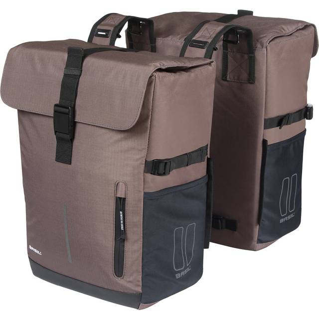Pakethållarväska Basil Move Doublebag MIK 30L Brown