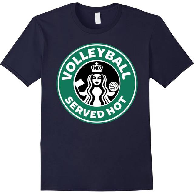 (L) Volleyball Served Hot Funny T-shirt for Volleyball Lovers-Father's Day