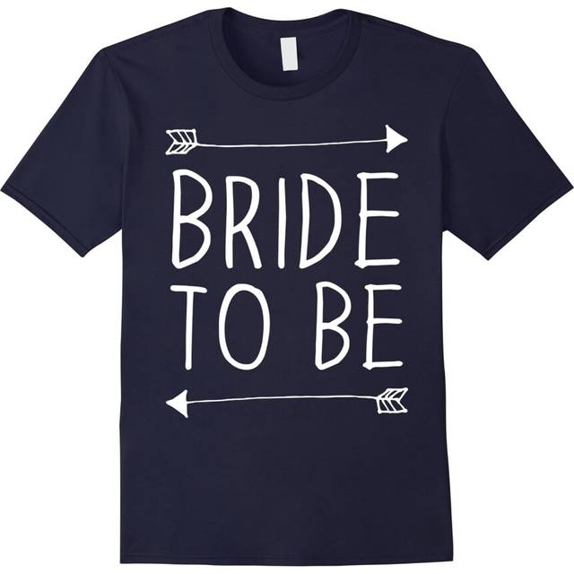 (XXL) Bride to Be Love Engaged Wedding Couple Arrow Tee-Father's Day