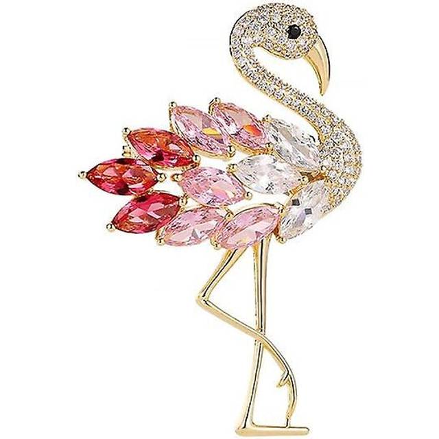 (As show, One size) Animal Brooch for Women Animal Rhinestone Brooch Pin 22k Gold Plated Animal Lapel Pin Fashion Jewelry Gift for Mom Wife