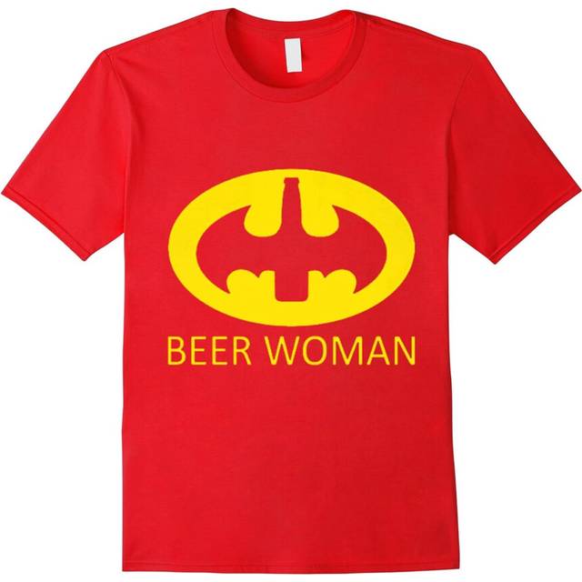 (S) Batt-woman Love Beer T-shirt . Halloween Costume-Father's Day