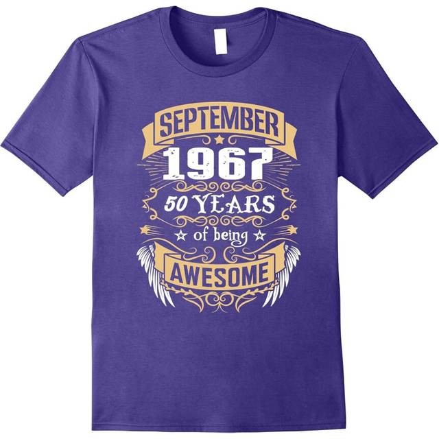 (XL) September 1967 â 50th Birthday Gifts Funny Tshirt-Father's Day