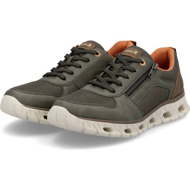 Rieker Låga sneakers för män 04301, storlek:44, Färg:grön