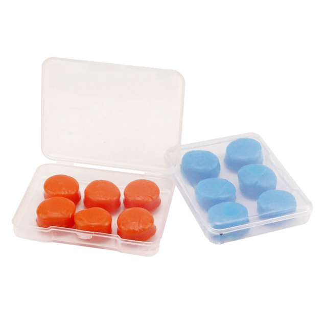 Silicone Mud Earplugs Shower Swimming Waterproof Earplugs