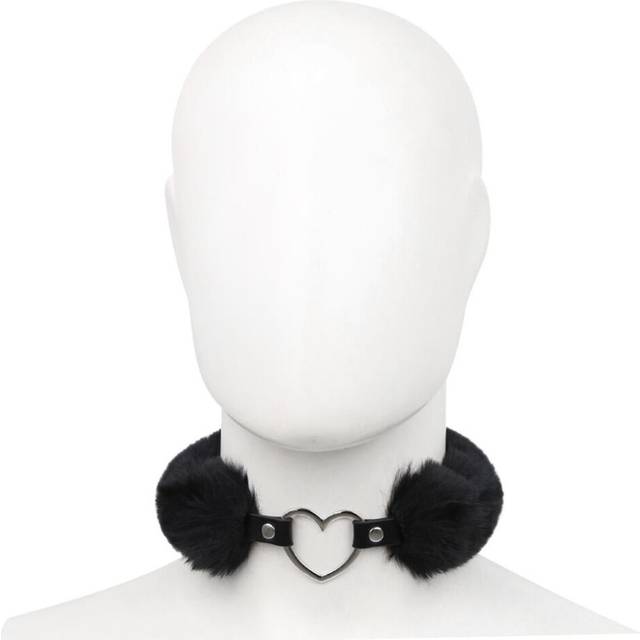 VF Fluffy Collar with a Stainless Steel Heart Feature