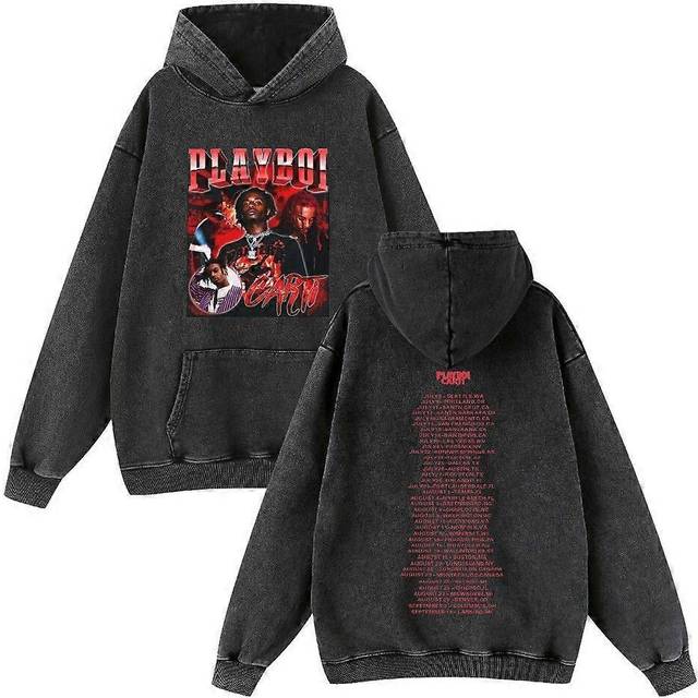 (XS, Wash F) European And American Singers Trendy Loose Washed Sweater Men&#39;s And Women&#39;s Casual Hoodie 100 Pure Cotton Sweater Hoodie