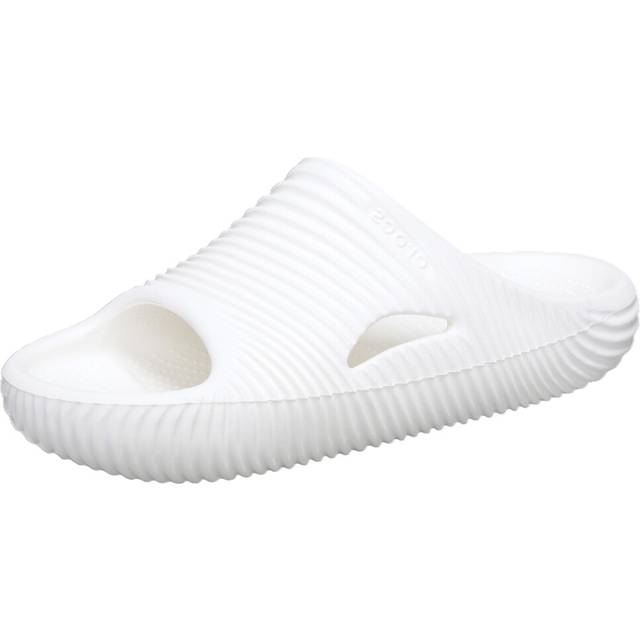 Crocs Unisex Mellow Recovery Slides Sandal  White Tide  9 US Women