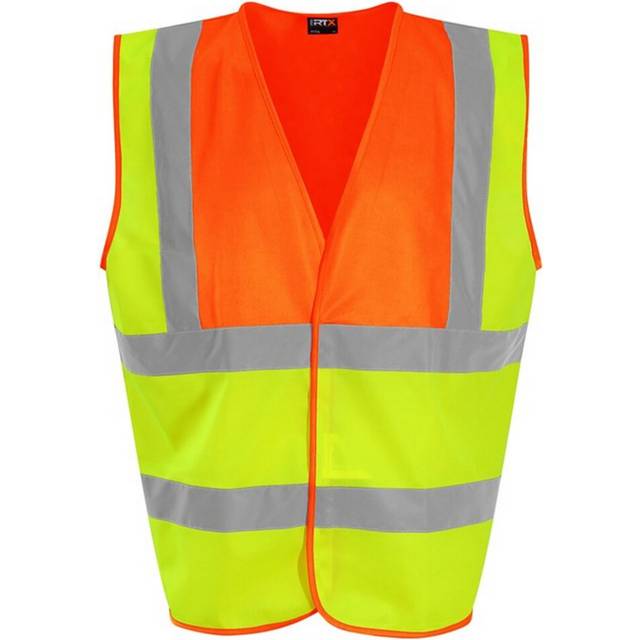 (XL, Yellow/Orange) PRORTX Unisex Adult Waistcoat