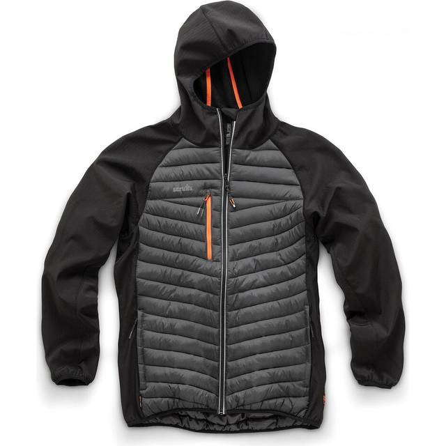 (XXL, Black) Scruffs Mens Trade Padded Jacket