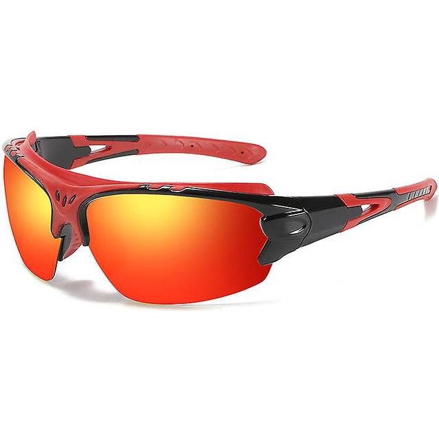 Safety Glasses Anti Scratch Resistant Uv Protection, Red