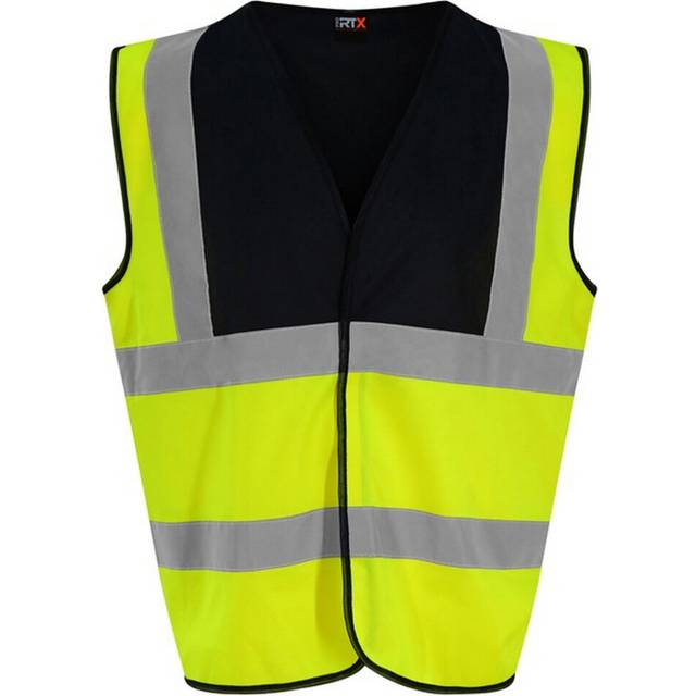 (XXL, Yellow/Black) PRORTX Unisex Adult Waistcoat