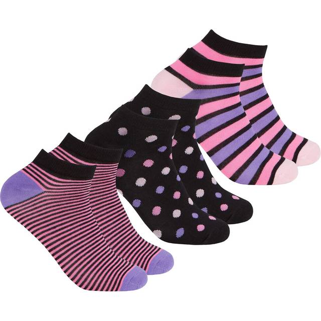 (3 Pairs- Black, 4-8) Ladies Womens Bamboo Socks Low Cut Trainers Liner Ankle Summer Purple Pink Grey Black  Summer Anti Bacterial Size 4 5 6 7 8