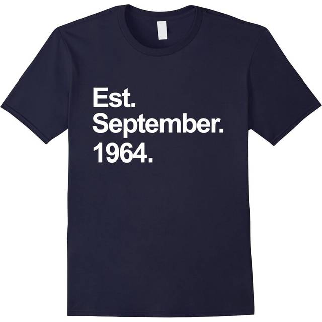 (XXL) Est September 1964 Shirt Awesome 53rd Birthday Gifts TShirt-Father's Day