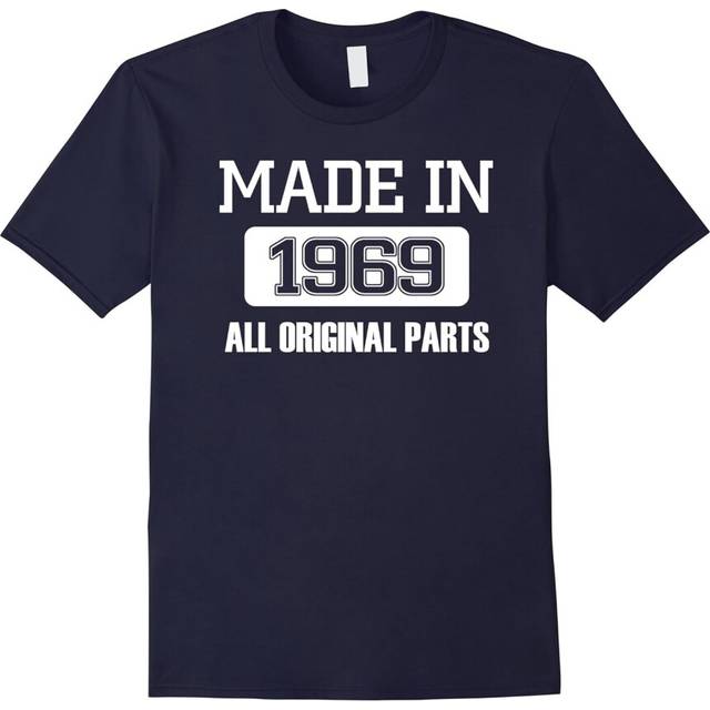 (M) Made In 1969 All Original Parts Birthday Gifts Idea T-shirt-Father's Day