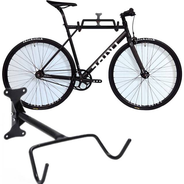 30KG Load Capacity Bicycle Bike Wall Display Mount Hook Hanger Garage Storage Holder MTB Rack Black