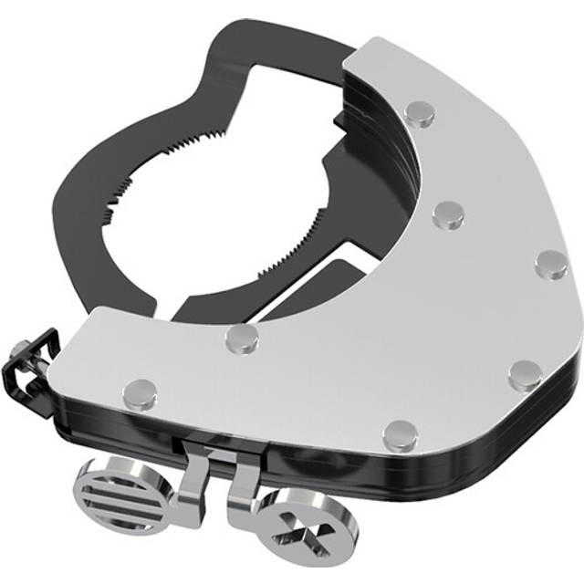 (BOTTOM KIT SILVER) Universal Cruise Control Motorcycle Throttle Lock Assist Handlebar For