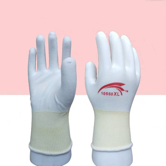 (M, 10 pairs) 10 Pairs Household Gloves Non-slip Wear-resistant Breathable Labor Work