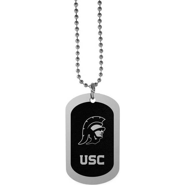 Siskiyou CTNB53 26 in. Unisex NCAA USC Trojans Chrome Tag Necklaces