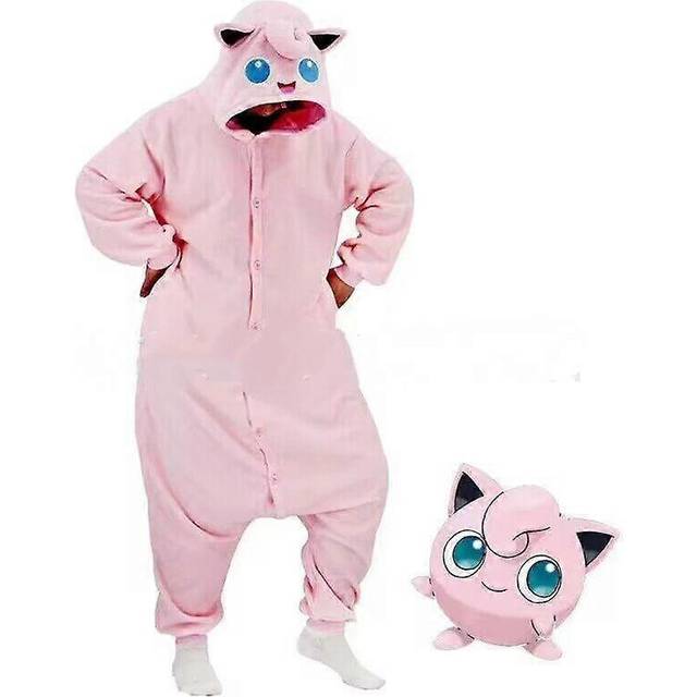 (110, One size) Flannel Mary Cartoon Animal One-part Pajamas, Boys And Girls Zipper Home Clothes