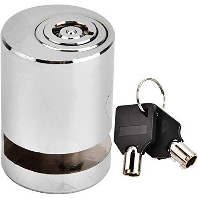 Safety Anti-Theft Lock, Stainless Steel Waterproof Mini Brake Disc Safety Lock for Motorcycle Bicycle