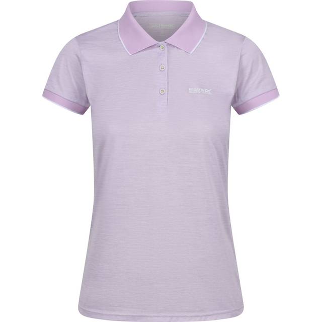 Regatta Womens Remex II Polo Neck T-Shirt - Lilac Frost - 18