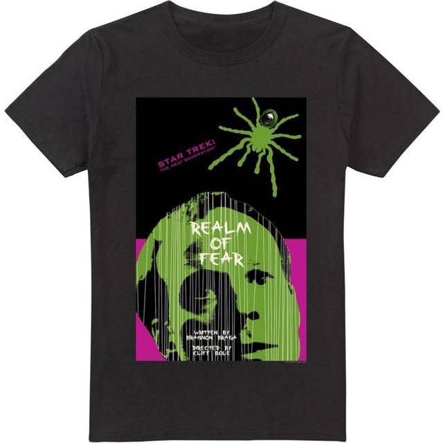 (S, Black) Star Trek Mens The Next Generation Season 6 Episode 2 T-Shirt