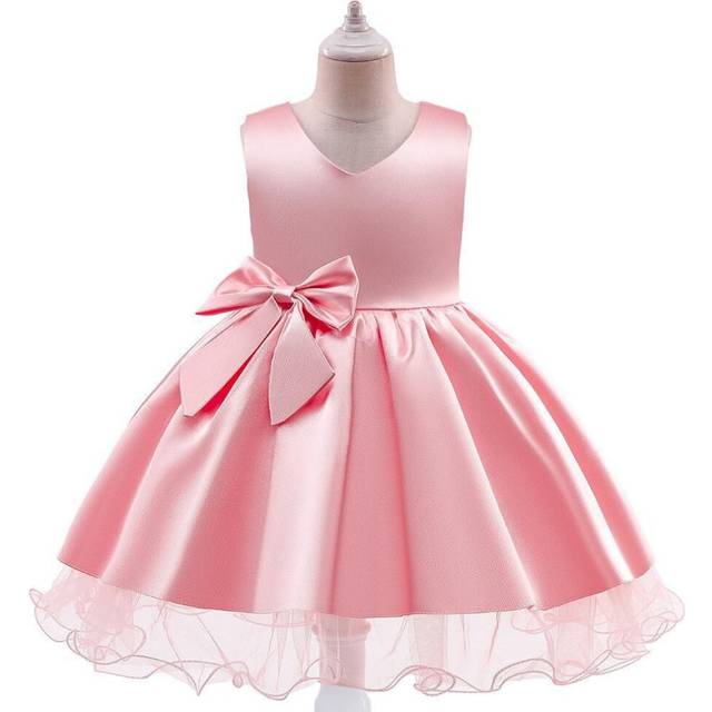 (pink, 150) 3-10 Years New Year Dress Elegant Bridesmaid Dresses For Girls Wedding Party Gown White First Communion Ceremony Evening Dress Kids Summer
