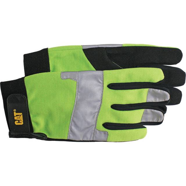 GLOVE HIGH VIS PADDED PALM UTILITY LRG