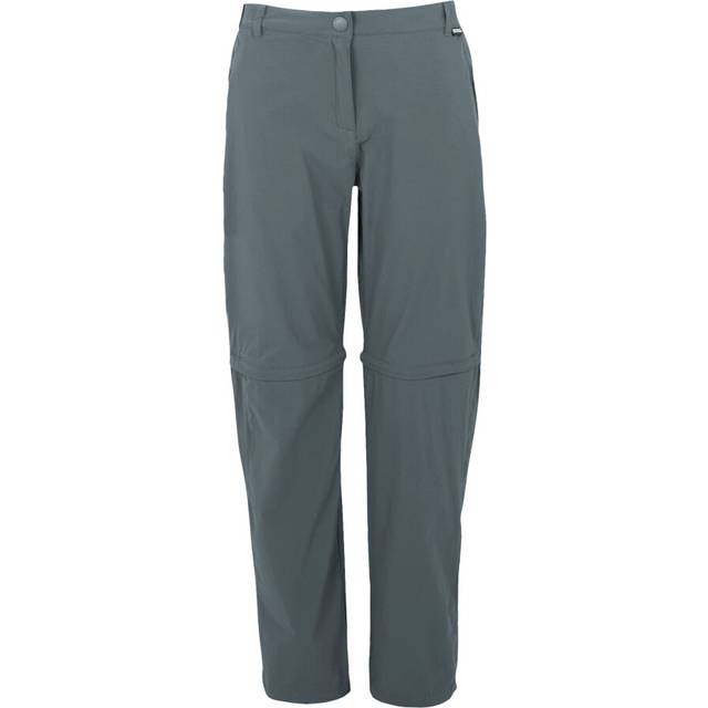 (20 UK R, Seal Grey) Regatta Womens/Ladies Travel Light II Packaway Hiking Trousers
