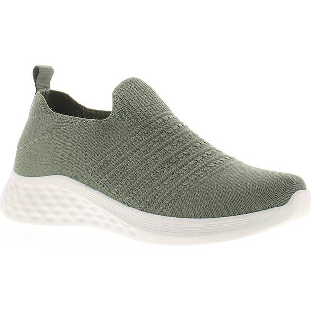 Focus womens chunky trainers maeve slip on green uk size 3