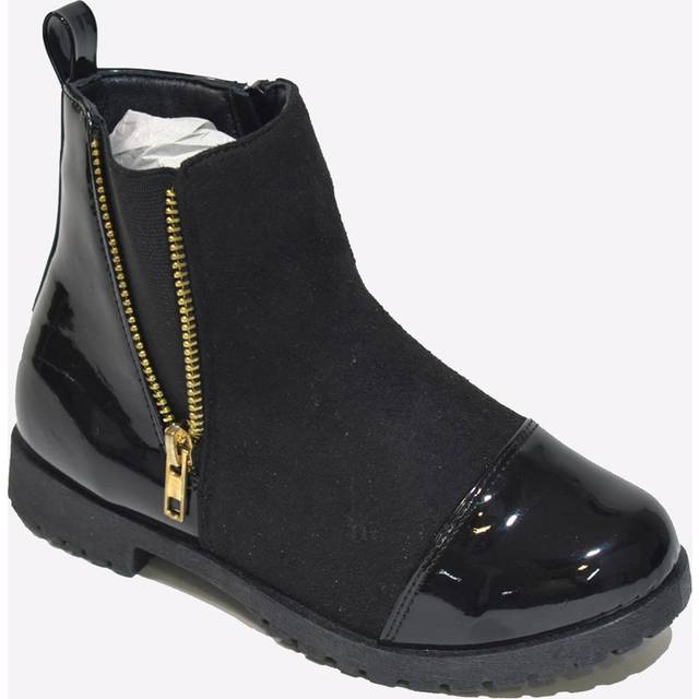 Reveal Murphy Girls Ankle Boots | Boots  | Black Patent  | UK Size 7