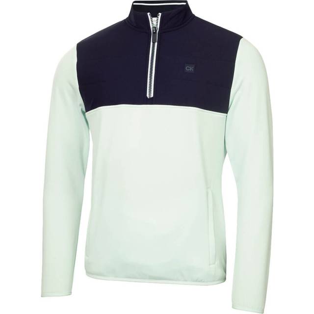 Calvin Klein Atlantic Hybrid 1/2 Zip Pullover - Light Jade Light Jade / M