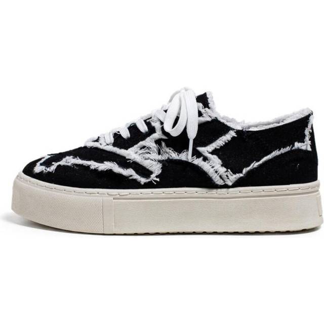 (black, 39) Fashion Vulcanized Sneakers Men Summer Canvas Shoes Men&apos;s Shoes Trendy Casual Sneakers Student Shoes Men Flat Walking Sneakers