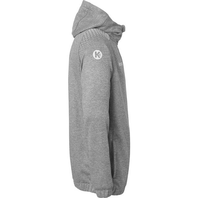 Kempa Huvjacka Ambition 28 Sportswear Mörkgrå Melerad/Vit - 164