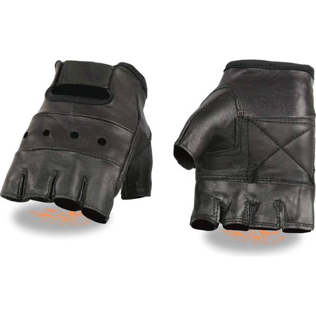 Milwaukee Leather mens Motorcycle glove  Black  X-Large US