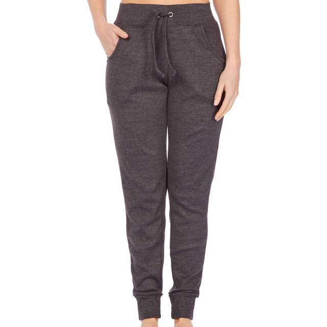 (Charcoal, 16) Ladies Jog Pants Joggers Womens Cotton Sweatpant Skinny Casual Bottoms Cuffed Hem Drawstring Side Pockets Size 10 12 14 16 18 20 22