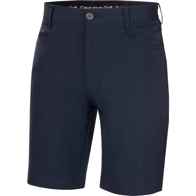 "(32"" Waist, Navy) Calvin Klein Mens 2025 CK Impact 4-Way Stretch Slim Fit Golf Shorts"