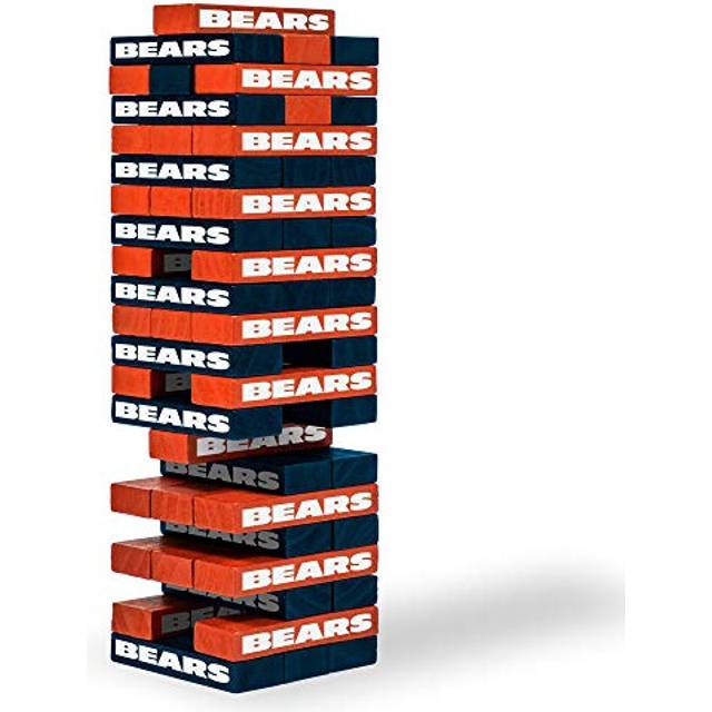 "Wild Sports NFL Chicago Bears Table Top Stackers 3"" x 1"" x .5"", Team Color"