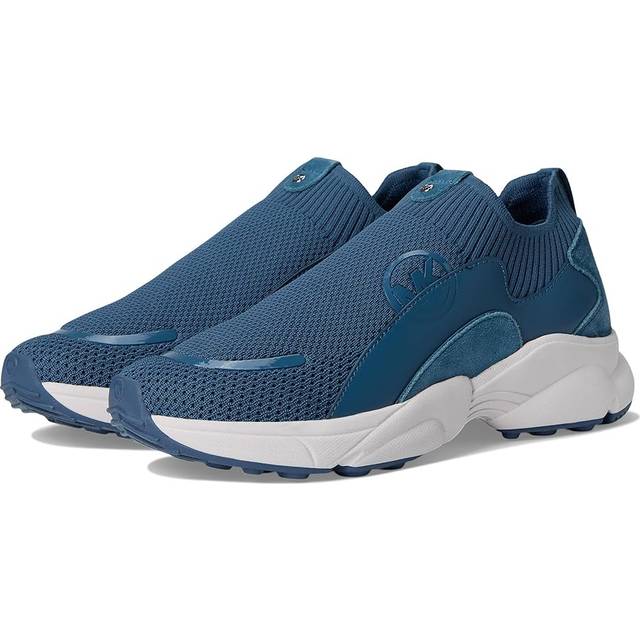 MK Sami Stretch Knit Trainer - Blue - Michael Kors