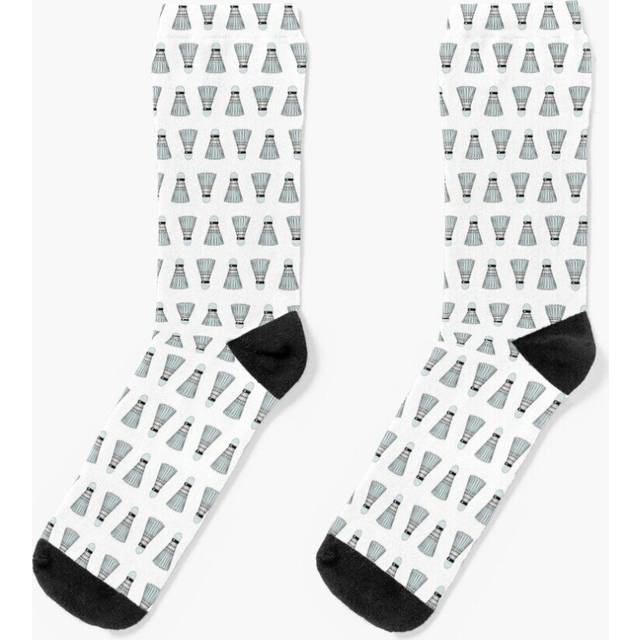 Dress Socks Vintage retro cool badminton shuttlecock sports pattern gift Novelty Fancy Crazy Pattern Crew Casual for Men Women