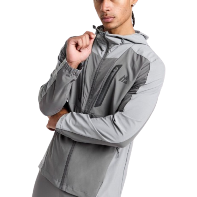 MONTIREX Torrent Woven Full Zip Jacket - Grey - Mens