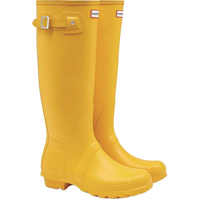Hunter Dam/Dam Original Tall Wellington Boots 6 UK gul