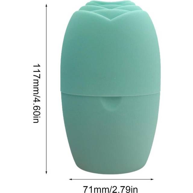 (a-Green) Ice Face Roller Ice Massage Cup Silicone Ice Face Roller Mold Clean And Reusable Portable Size Leakproof Useful For Face Eyes