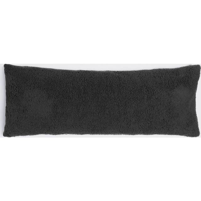 OHS Teddy Bolster Pillow - Charcoal - Grey