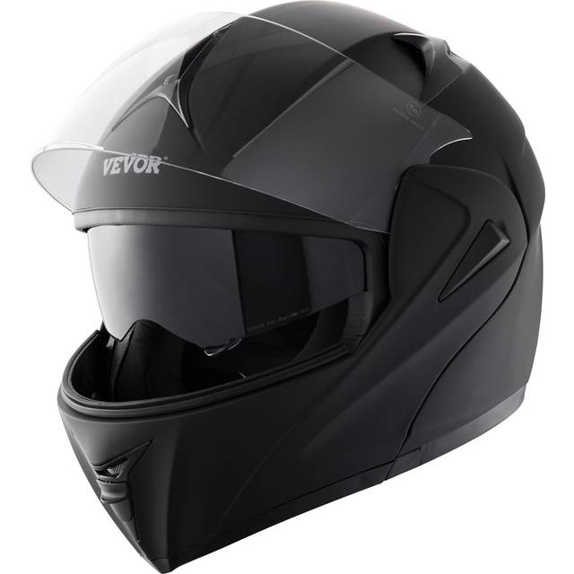 VEVOR Unmasked Motorcykelhjälm Motocrosshjälm med Bluetooth Slot
