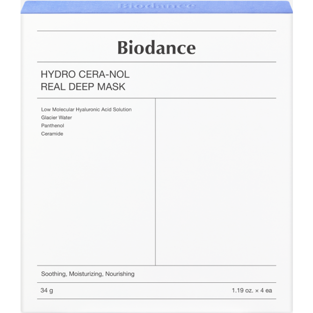 Biodance Hydro Cera-nol Real Deep Mask 4 Sheets x 1.19 oz (34g)