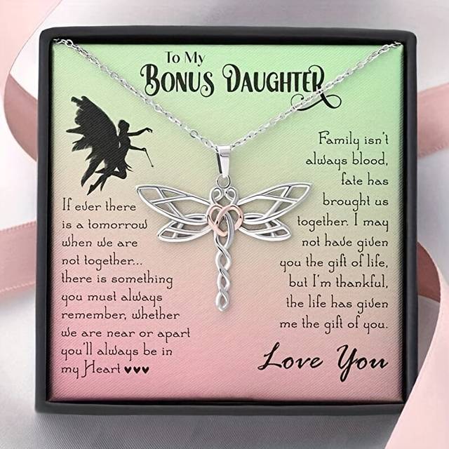 (SILVER PLATED, 45cm) Dragonfly Pendant Necklace - Trendy and Creative Jewelry, Perfect Gift for Daughter on Christmas - Silver