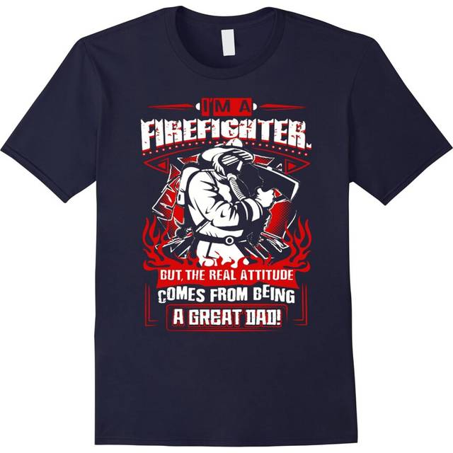 (XXXL) I'm A Firefighter A Great Dad T-Shirt-Father's Day