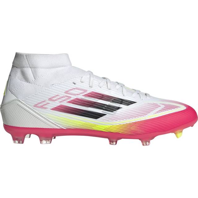 adidas Unisex - Vuxen F50 LEAGUE Football boots FG/MG, ftwr white/core black/solar yellow, 44 EU