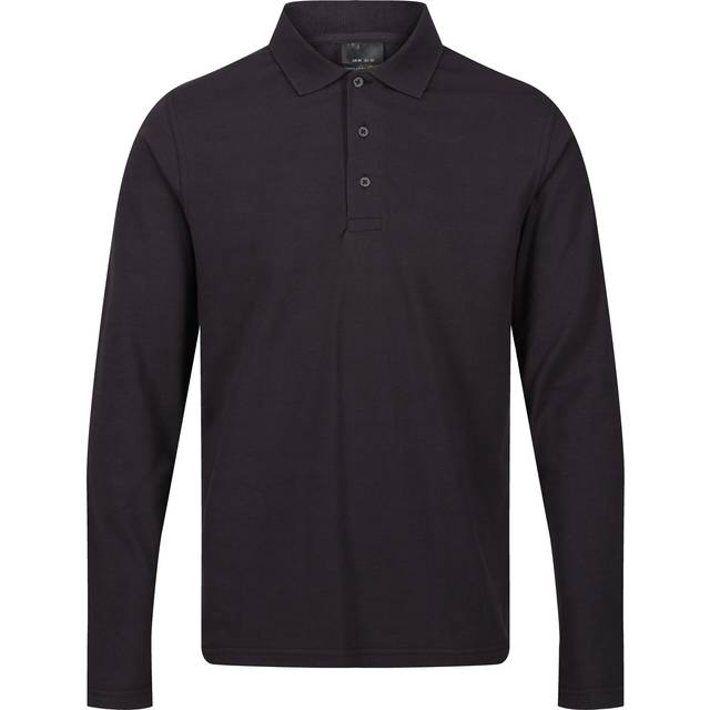 (4XL, Seal Grey) Regatta Mens Pro Long-Sleeved Polo Shirt